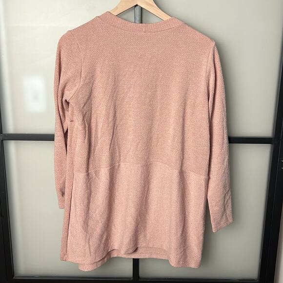 Clara SunWoo Pink Long Sleeve Sweater Size Small - Picture 2 of 5